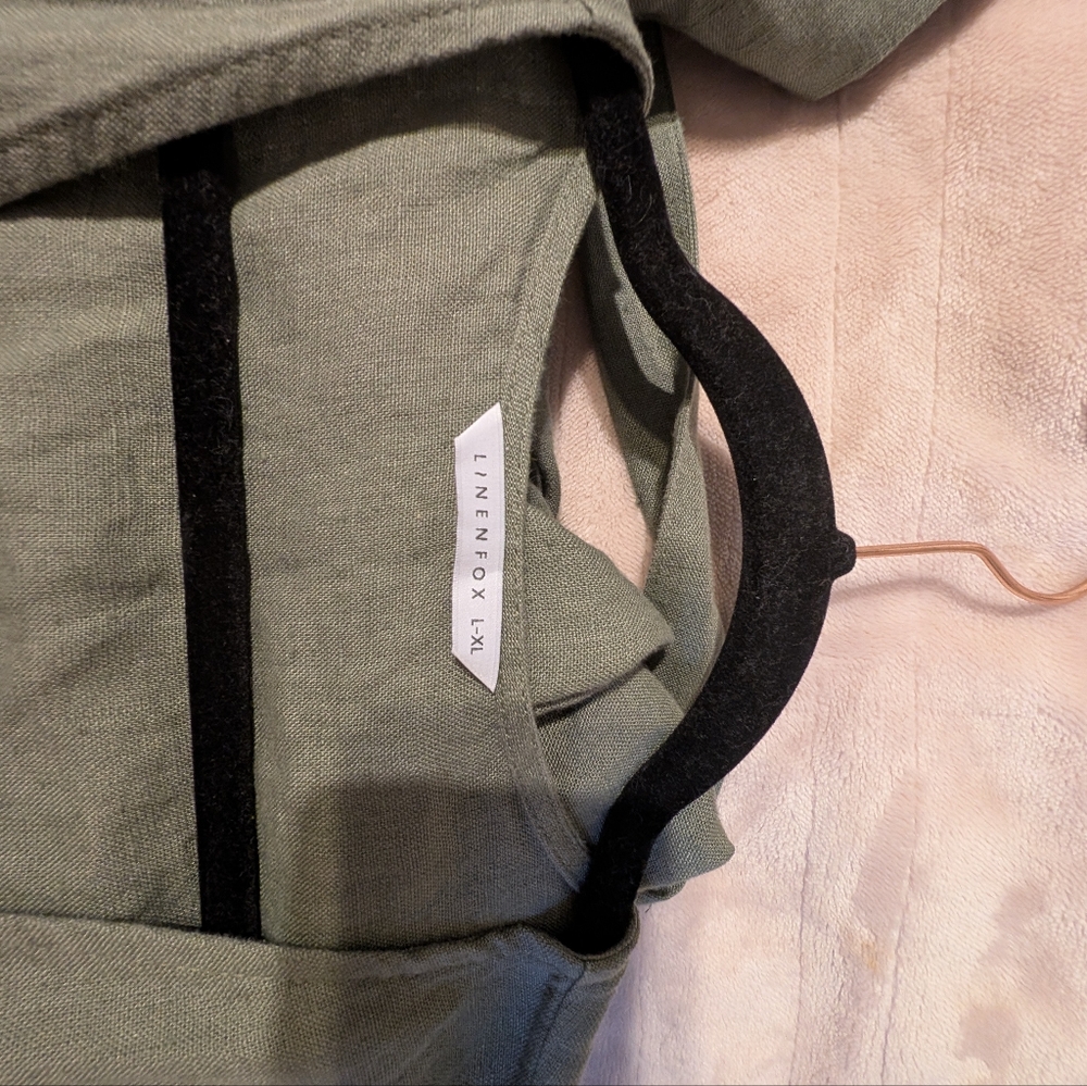 LinenFox Rosemary Linen Wrap Dress - Picture 6 of 6